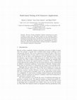 Research paper thumbnail of Fault-based Testing of E-Commerce Applications