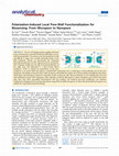 Research paper thumbnail of Polarization-Induced Local Pore-Wall Functionalization for Biosensing: From Micropore to Nanopore