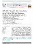 Research paper thumbnail of Climatic changes and social transformations in the Near East and North Africa during the ‘long’ 4th millennium BC: A comparative study of environmental and archaeological evidence