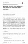 Research paper thumbnail of Reframing the ‘gap market’: lessons and implications from Cape Town’s gap market housing initiative