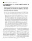 Research paper thumbnail of Variation in optineurin (OPTN) allele frequencies between and within populations