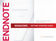 Research paper thumbnail of EndNote X7 User Guide