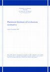 Research paper thumbnail of Patrimoni destinati ed evoluzione normativa (Relazione presentata al Convegno di studi su "I patrimoni di destinazione tra evoluzione normativa e prassi", Lecce 25 settembre 2009)