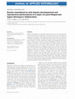 Research paper thumbnail of Biochar amendment to soils impairs developmental and reproductive performances of a major rice pest Nilaparvata lugens (Homopera: Delphacidae)