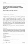 Research paper thumbnail of Overcoming the Challenge of Vertical Consolidation in South Africa's Low-Income Settlements: a Case Study of Du Noon