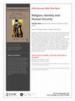 Research paper thumbnail of Religion, Identity and Human Security