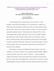 Research paper thumbnail of Absent to Those Present: The Conflict Between Connectivity and Communion