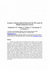 Research paper thumbnail of Erosion: A human induced threat for the northwestern depositional coasts of Rhodos Island (SE Greece)