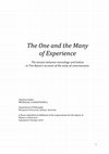 Research paper thumbnail of The One and the Many of Experience The tension between mereology and holism in Tim Bayne’s account of the unity of consciousness (Masters thesis)