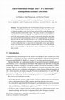 Research paper thumbnail of The Prometheus Design Tool – A Conference Management System Case Study