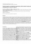 Research paper thumbnail of Confocal analysis of cytoskeletal organisation within isolated chondrocyte sub-populations cultured in agarose