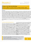 Research paper thumbnail of Stem cell mechanobiology