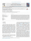 Research paper thumbnail of The post-mortem resilience of facial creases and the possibility for use in identification of the dead