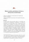 Research paper thumbnail of Redes sociales, periodismo de datos y democracia monitorizada