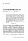 Research paper thumbnail of On the occlusal fit of tribosphenic molars: Are we underestimating species diversity in the Mesozoic?