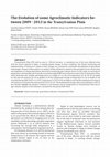 Research paper thumbnail of The evolution of some agroclimatic indicators between 2009 - 2013 in the Transylvanian Plain