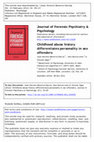 Research paper thumbnail of Childhood abuse history differentiates personality in sex offenders