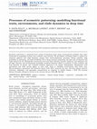 Research paper thumbnail of Processes of ecometric patterning: modelling functional traits, environments, and clade dynamics in deep time