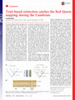 Research paper thumbnail of Trait-based extinction catches the Red Queen napping during the Cambrian