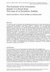 Research paper thumbnail of The Evolution of an Innovation System in a Rural Area: The Case of La Pocati�re, Qu�bec