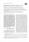 Research paper thumbnail of Phenylethylamine Induces an Increase in Cytosolic Ca2+ in Yeast