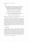 Research paper thumbnail of Copper-Binding Peptide-Fragment-Containing Membrane as a Biocatalyst Prepared by Radiation-Induced Graft Polymerization