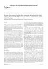 Research paper thumbnail of Review of prevalence data in, and evaluation of methods for cross cultural adaptation of, UK surveys on tobacco and alcohol in ethnic minority groups