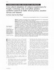 Research paper thumbnail of Cross-cultural adaptation of a tobacco questionnaire for Punjabi, Cantonese, Urdu and Sylheti speakers: qualitative research for better clinical practice, cessation services and research