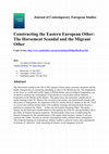 Research paper thumbnail of Constructing the Eastern European Other: The Horsemeat Scandal and the Migrant Other,http://www.tandfonline.com/doi/pdf/10.1080/14782804.2015.1135108