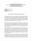 Research paper thumbnail of UNIVERSIDAD TÉCNICA DEL NORTE FACULTAD DE CIENCIAS ADMINSITRATIVAS Y ECONÓMICAS ADMINISTRACIÓN DE EMPRESAS ADMINISTRACIÓN INTEGRAL DE RIESGOS ENSAYO SOBRE LA ADMINISTRACIÓN DE RIESGOS