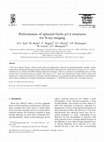 Research paper thumbnail of Performances of epitaxial GaAs p/i/n structures for X-ray imaging