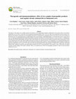 Research paper thumbnail of Therapeutic and immunomodulatory effect of two complex homeopathic products used against chronic endometritis in Simmental cows