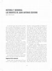 Research paper thumbnail of "Historia y memoria: las muertes de Juan Antonio Eseverri", Grand Place, nº 1 (2014), pp. 101-104.