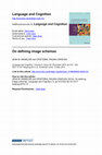 Research paper thumbnail of On defining image schemas