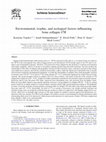 Research paper thumbnail of Environmental, trophic, and ecological factors influencing bone collagen d 2 H