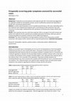 Research paper thumbnail of Frequently occurring polar symptoms assessed by successful cases