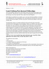 Research paper thumbnail of Louis Frieberg Post-doctoral Fellowships in  East Asian Studies