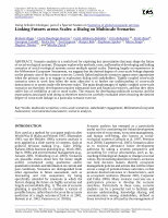 Research paper thumbnail of Linking futures across scales: a dialog on multiscale scenarios