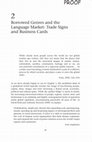 Research paper thumbnail of Borrowed Genres and the Language Market