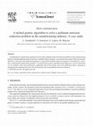 Research paper thumbnail of A niched genetic algorithm to solve a pollutant emission reduction problem in the manufacturing industry: A case study