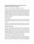 Research paper thumbnail of Intervención fonoaudiológica Recursos para facilitar el desarrollo lingüístico de niños con retraso de lenguaje