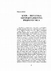 Research paper thumbnail of Knin- hrvatska srednjovjekovna prijestolnica, Split 1995