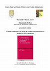 Research paper thumbnail of Presentazione del volume "I Monti frumentari e le forme di credito non monetario tra Medioevo ed Età moderna"