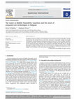 Research paper thumbnail of The Lower to Middle Palaeolithic transition and the onset of prepared-core technologies in Belgium