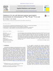 Research paper thumbnail of Validation of in situ and laboratory gamma spectrometry measurements for determination of 226Ra, 40K and 137Cs in soil