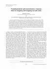 Research paper thumbnail of Nonindependent and nonstationary response times in stopping and stepping saccade tasks