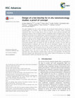 Research paper thumbnail of Design of a live biochip for in situ nanotoxicology studies: a proof of concept