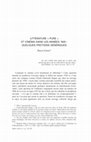 Research paper thumbnail of Littérature « pure » et cinéma dans les années 1920 : quelques frictions génériques