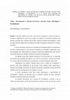 Research paper thumbnail of Recrutamento e selecção de pessoas: conceitos chave, abordagens e procedimentos