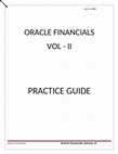 Research paper thumbnail of Oracle Financials Theory VOL II With (Practice)